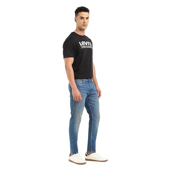 Men's Mid Rise Fitted Jeans