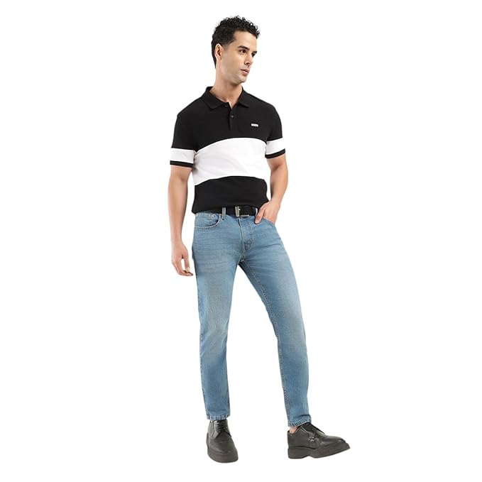 Men's Mid Rise Slim Mid-Rise Indigo Regular Jeans