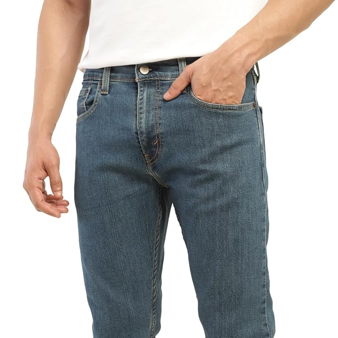 Men's 512 Slim Tapered Fit Mid Rise Blue Jeans