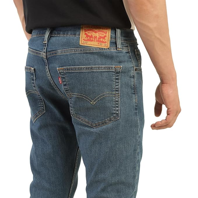 Men's 512 Slim Tapered Fit Mid Rise Blue Jeans