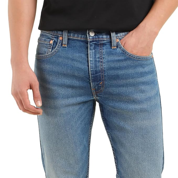 Men's Mid Rise Fitted Jeans