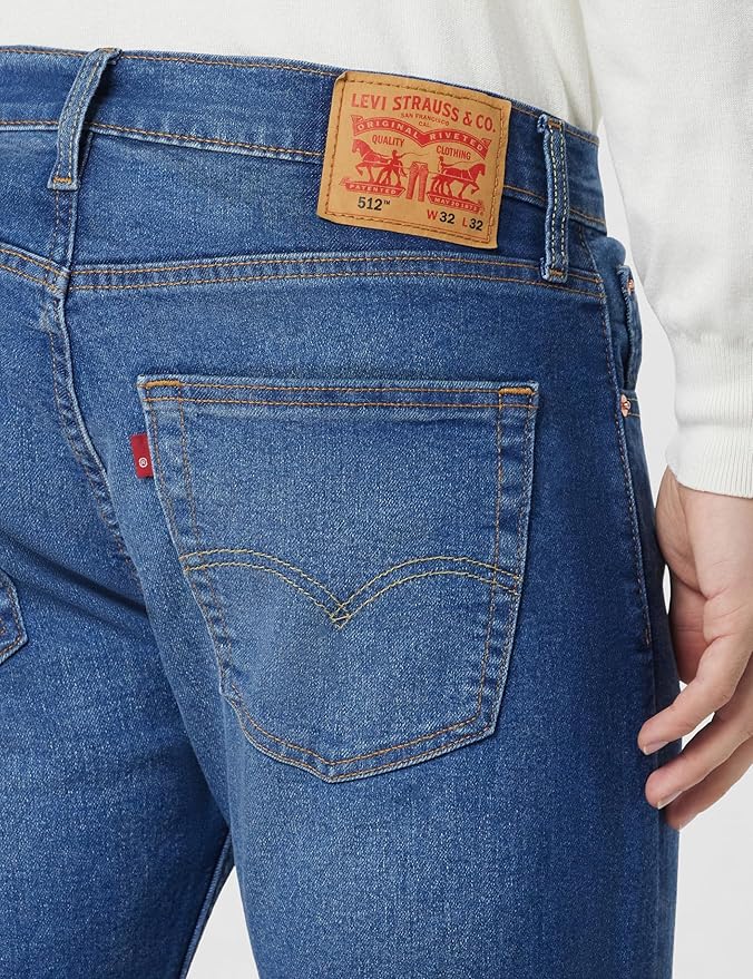 Men's Mid Rise Fitted Jeans